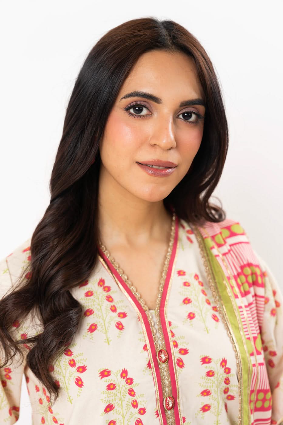 2 Pc Printed Lawn Suit With Printed Lawn Dupatta