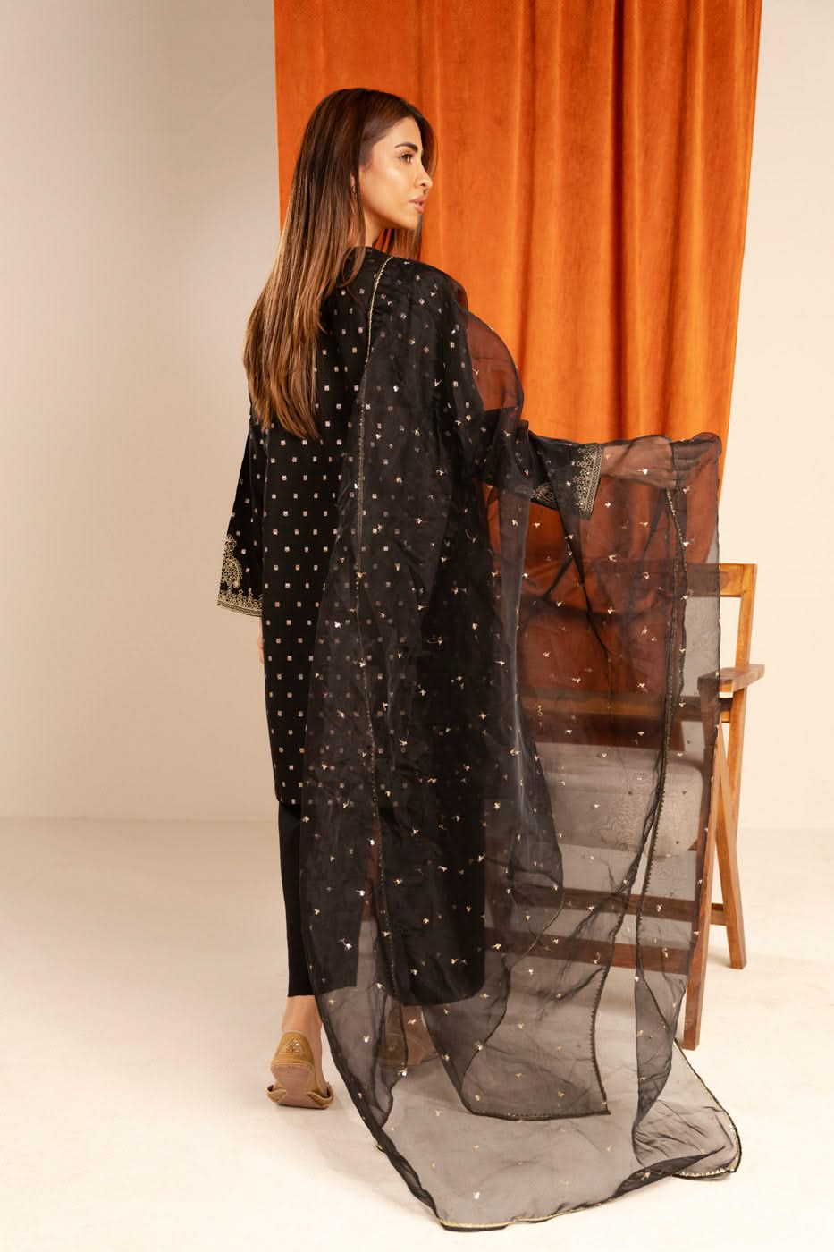 Stitched - 2 Pc Embroidered Jacqurad Outfit