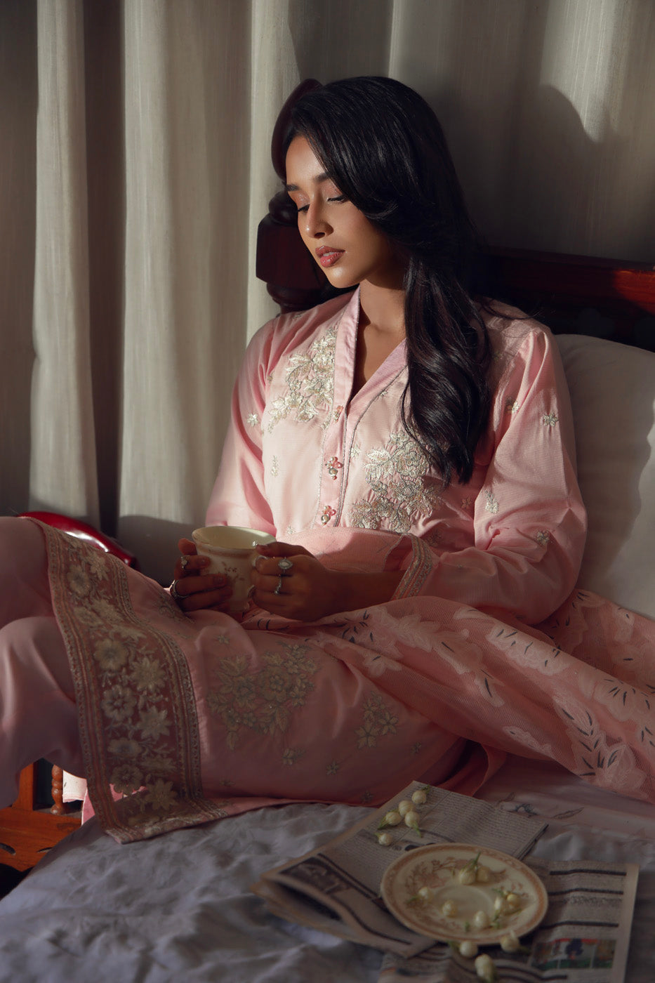 Stitched - 3 Pc Embroidered Doria Outfit