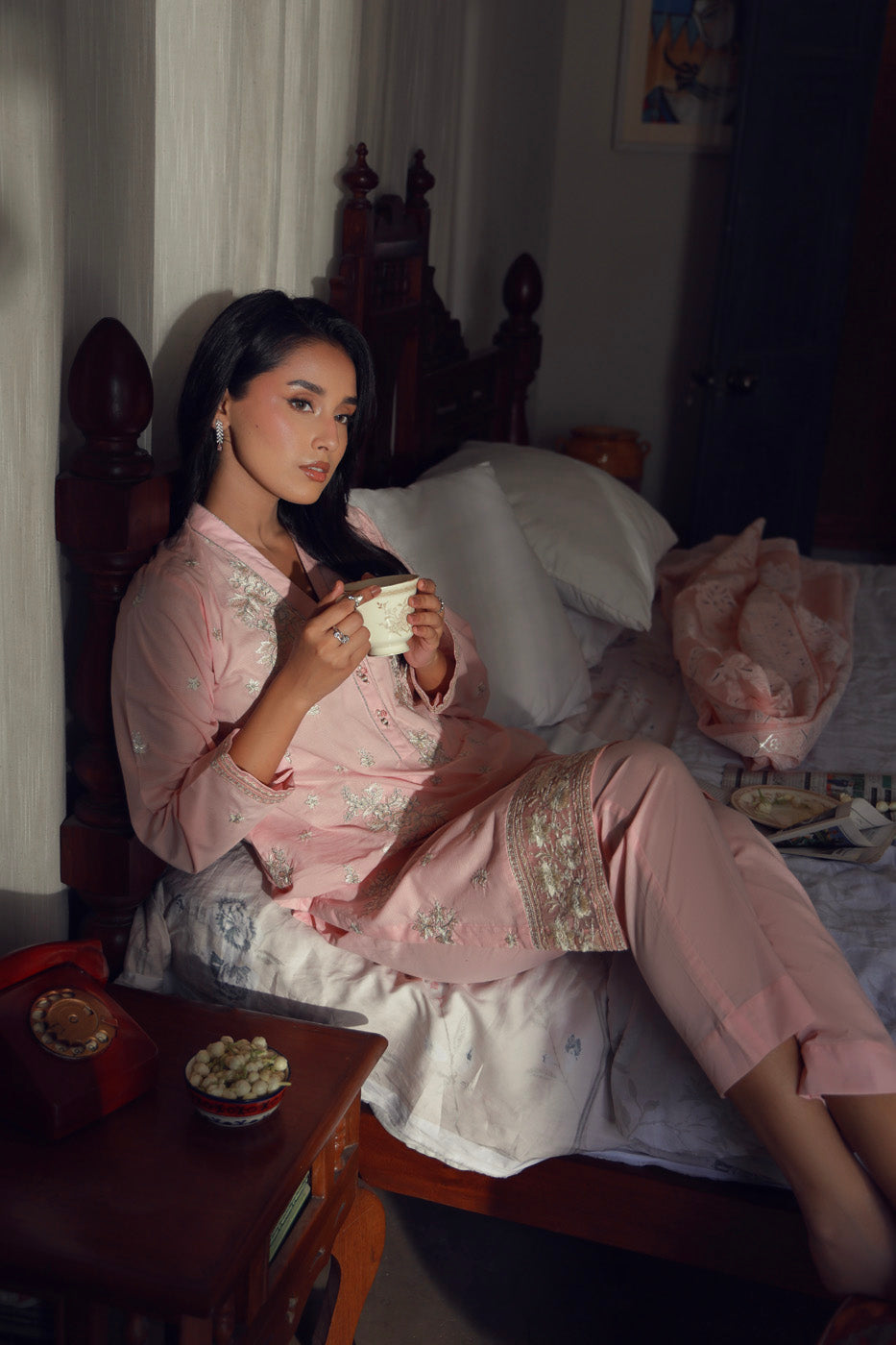Stitched - 3 Pc Embroidered Doria Outfit