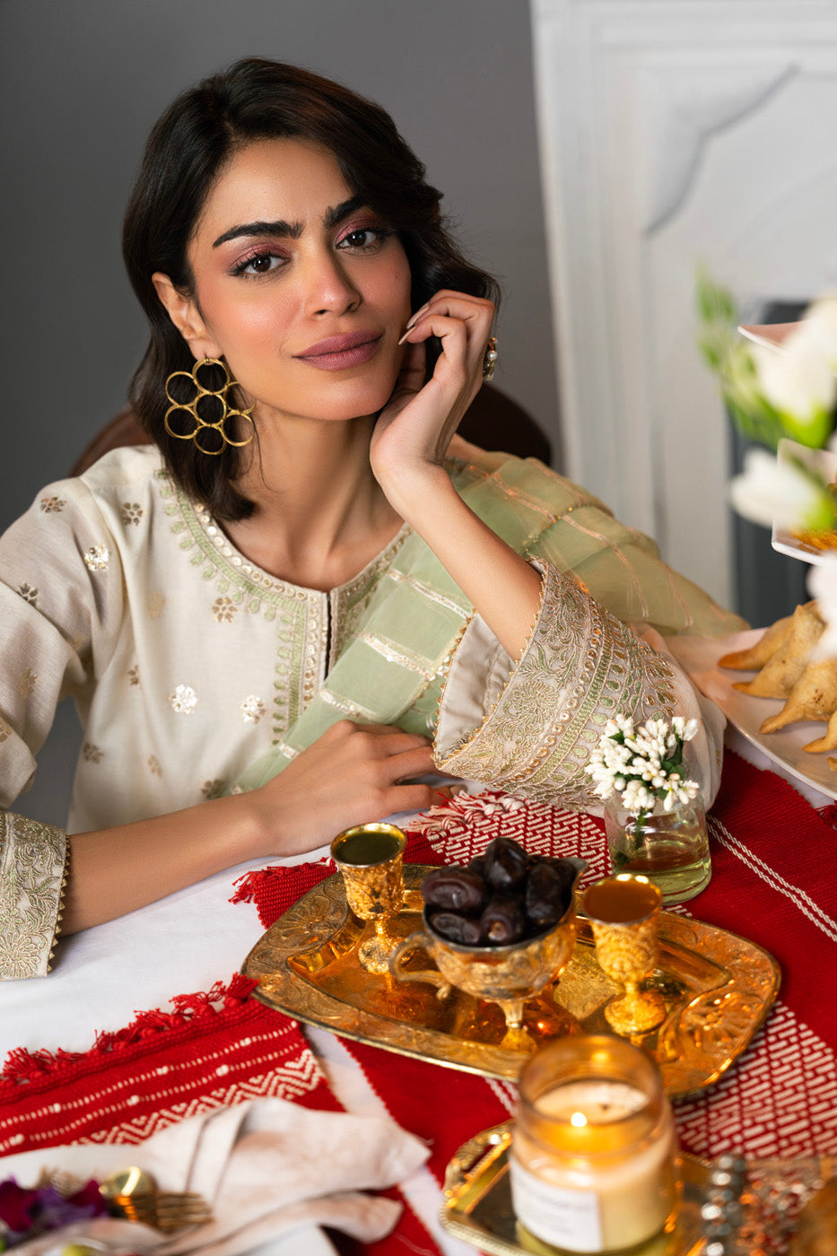 Stitched - 2 Pc Embroidered Jacquard Outfit