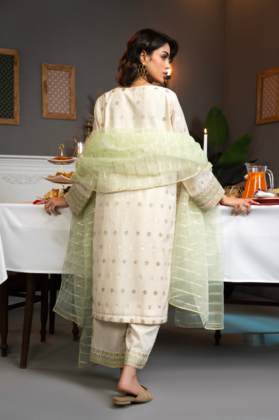 Stitched - 2 Pc Embroidered Jacquard Outfit