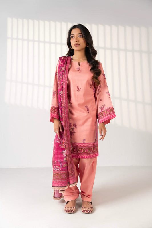3 Piece Printed Maysuri Lawn Suit With Printed Maysuri Lawn Dupatta