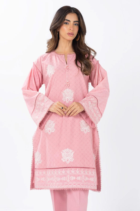 2 Piece  Embroidered Dyed Dobby Suit With Dyed Cambric  Trouser