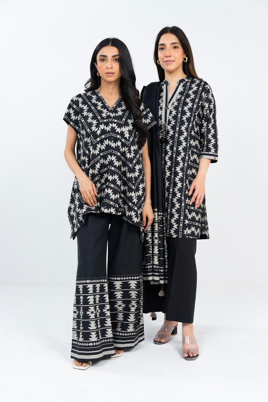 2 Pc Printed Lawn Suit With Printed Lawn Dupatta