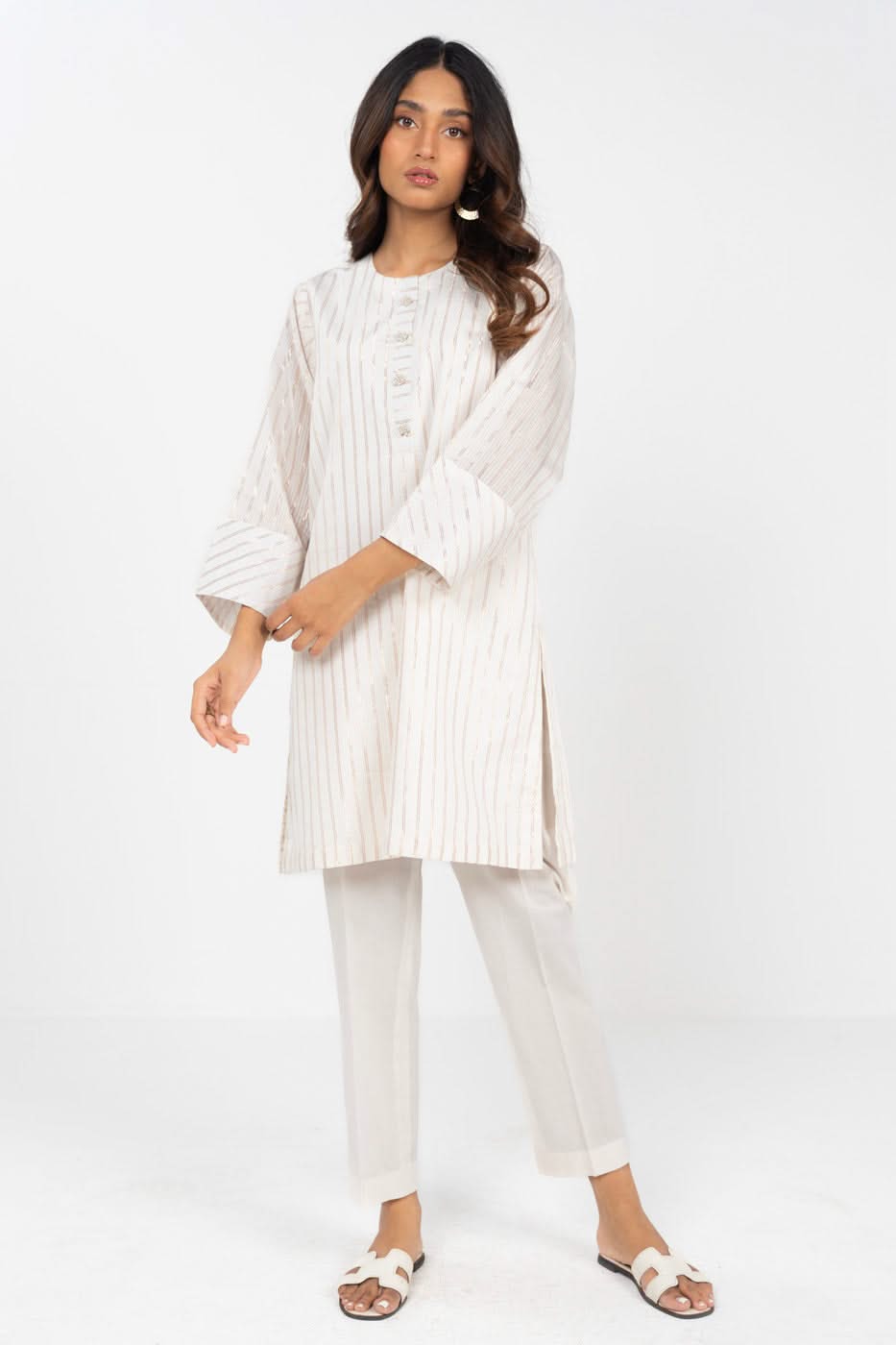 Stitched - Yarn Dyed Kurta
