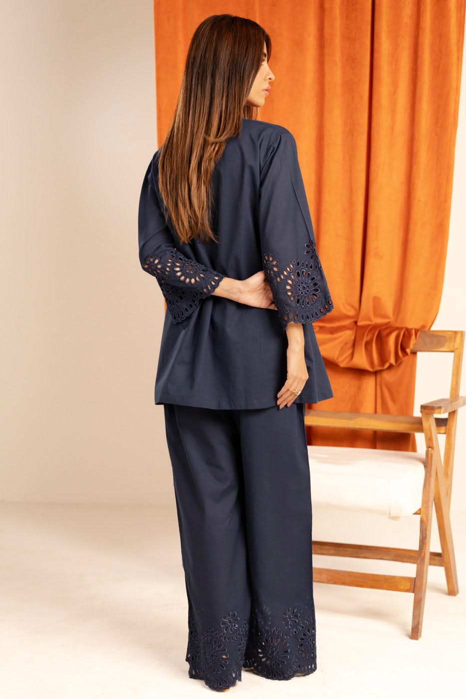 Stitched - 2 Pc Embroidered Cambric Outfit