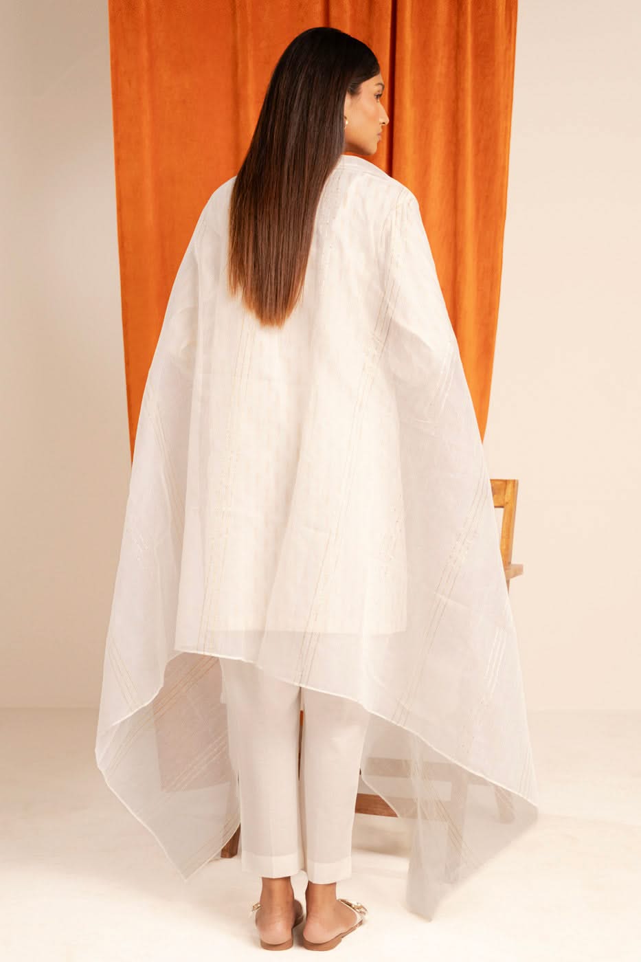 Stitched - 2 Pc Printed Jacquard Outfit