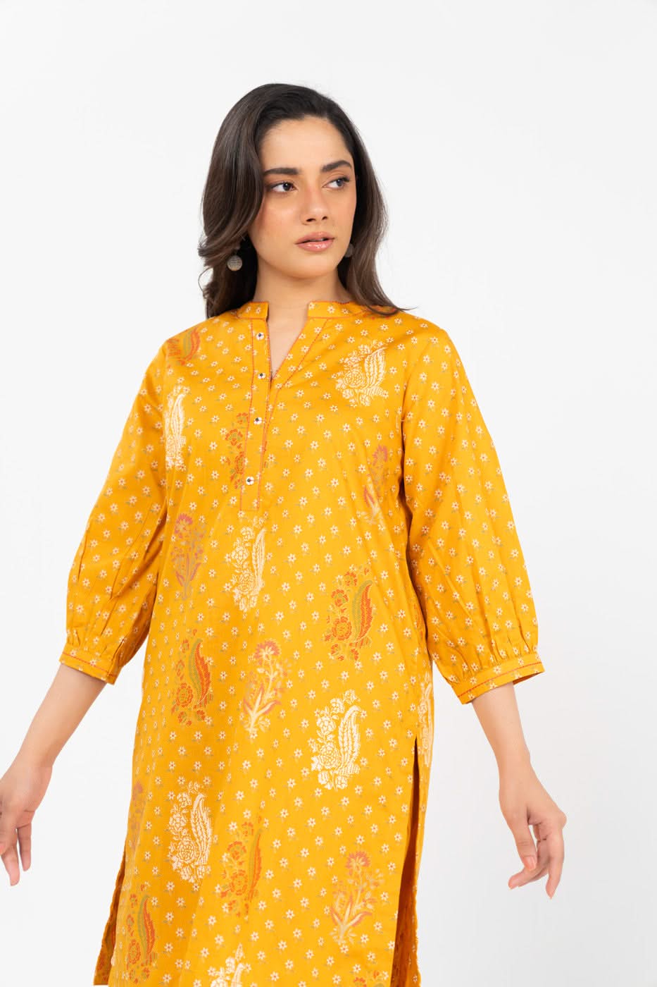 Stitched - Printed Irish Lawn Outfit