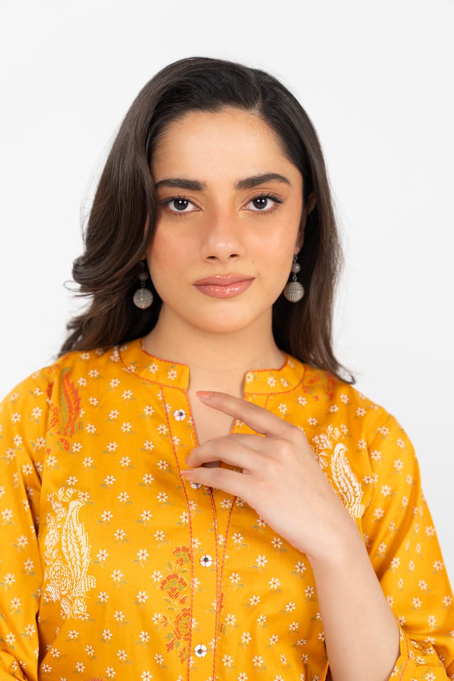 Stitched - Printed Irish Lawn Outfit
