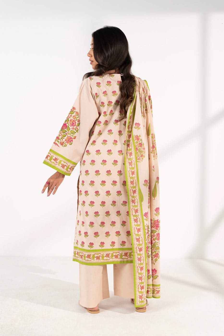Stitched - 3 Pc Printed Irish Outfit