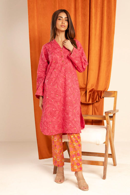 Stitched - 2 Pc Embroidered Irish Outfit